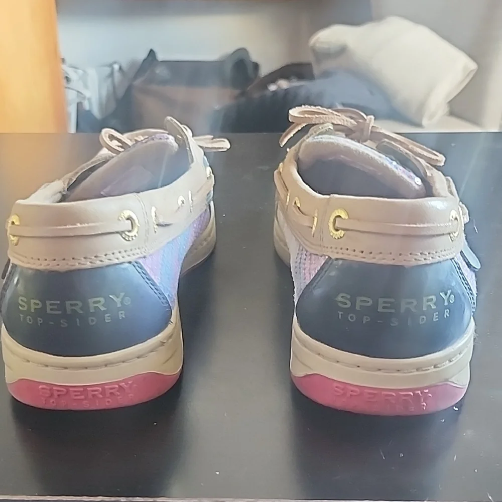 Sperry Kids' Blue and Pink Sneakers - Picture 1 of 4